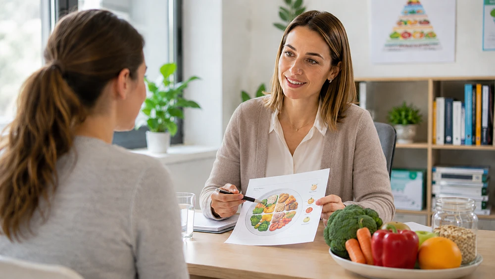 Illustration zum Beruf Ernährungsfachperson FH
